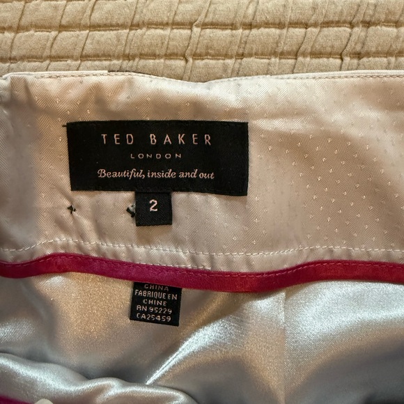 Ted Baker houndstooth skirt - Picture 3 of 5